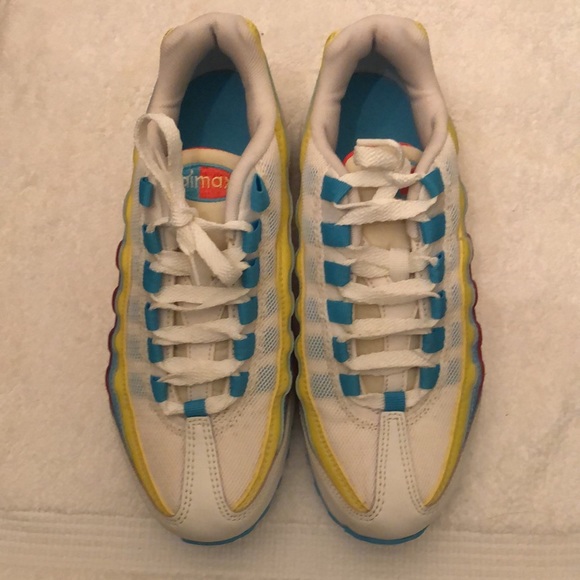 NIKE AIR MAX 96 GS RUNNING SNEAKERS MENS-BOYS SIZE 6Y WOMENS SIZE 8 - Picture 2 of 16